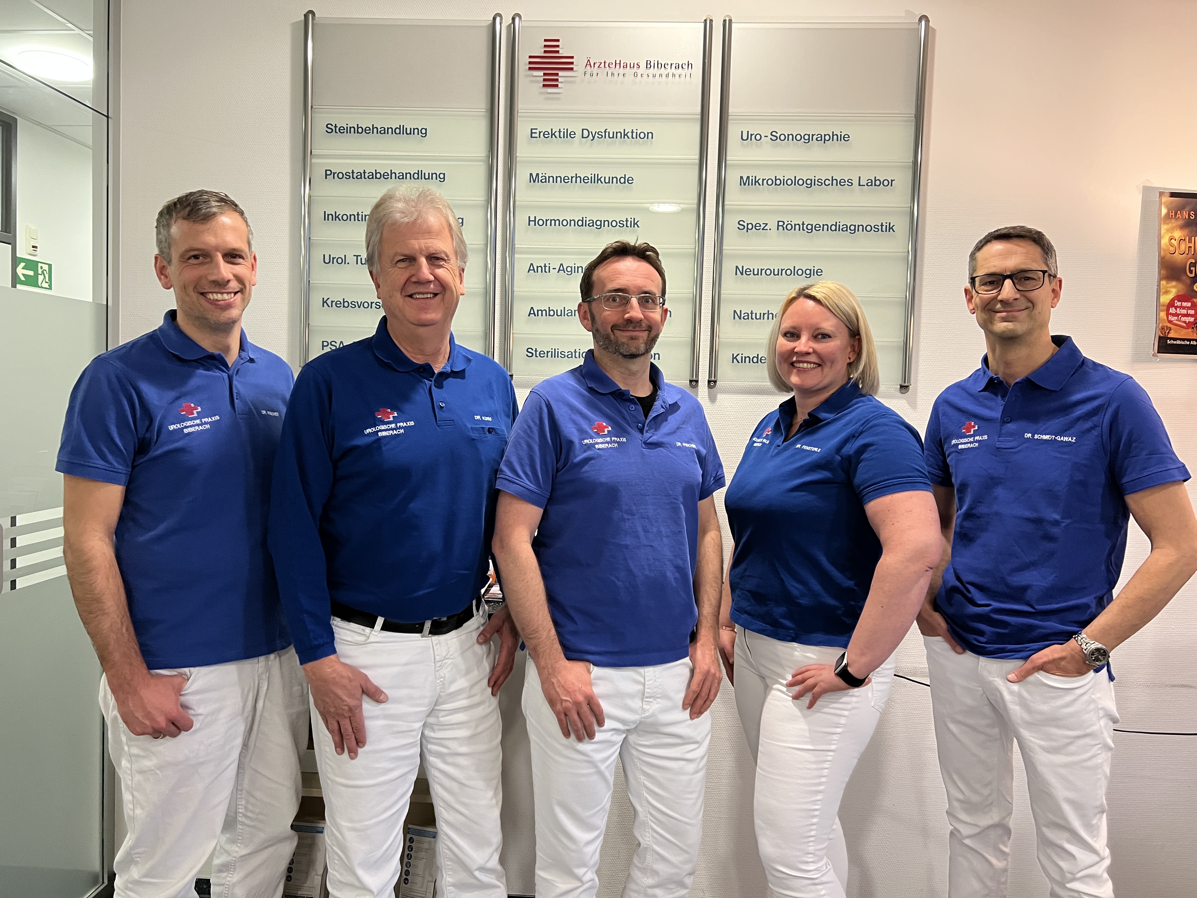 Ärzteteam der Urologie Biberach